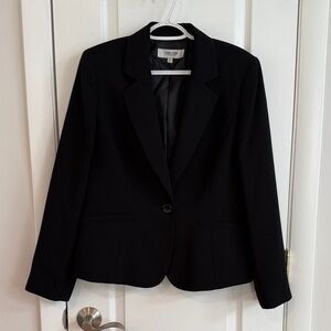 Jones Studio Classic Black Blazer Suit Jacket